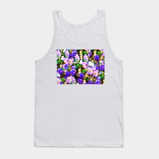 Lilac and hopscotch flowers Tank Top